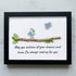 May You Achieve Dreams Birds Sea Glass Framed Art Family Gift - Black - 6" X 8" - image 11