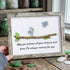May You Achieve Dreams Birds Sea Glass Framed Art Family Gift - Retro White - 6" X 8" - image 13