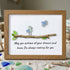 May You Achieve Dreams Birds Sea Glass Framed Art Family Gift - Walnut Brown - 6" X 8" - image 10