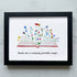Magic Books Sea Glass Framed Art Inspirational Gift - Black - 6" X 8" - image 9