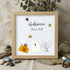 Halloween Trick Or Treat Sea Glass Framed Art - Oak - 8" X 8" - image 6