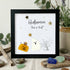 Halloween Trick Or Treat Sea Glass Framed Art - Black - 8" X 8" - image 7
