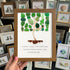 Growth Tree Of Gratitude Sea Glass Framed Art - Walnut Brown - 8" X 6" - image 7