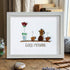 Good Morning Coffee Pot And Mugs Sea Glass Framed Art - White - 6" X 8" - image 19
