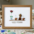 Good Morning Coffee Pot And Mugs Sea Glass Framed Art - Walnut Brown - 6" X 8" - image 17