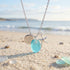 Soul Sister Starfish & Initial Charm Sea Glass Necklace - image 3
