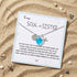 Soul Sister Starfish & Initial Charm Sea Glass Necklace - image 2