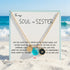 Coastal Starlight Initial Charm Sea Glass Necklace - image 2