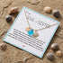 Sparkling Sun Accent Initial Sea Glass Necklace - image 6