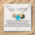 Enamel Shell & Initial Letter Charm Sea Glass Necklace - image 2