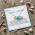 Conch Medallion Initial Charm Sea Glass Necklace - image 6