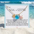 Pink Enamel Starfish Initial Charm Sea Glass Necklace - image 2