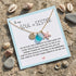 Pink Enamel Starfish Initial Charm Sea Glass Necklace - image 6