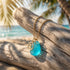 Minimalist Wave & Water Sea Glass Necklace - image 3