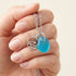 Minimalist Wave & Water Sea Glass Necklace - image 10