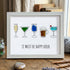 Happy Hour Sea Glass Framed Art - White - 6" X 8" - image 14