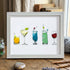 Cocktail Theme Sea Glass Framed Art - White - 6" X 8" - image 10