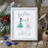 Cheers To My Bestie Sea Glass Framed Art - White - 8" X 6" - image 12
