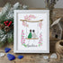 Bestie Sitting On The Swing Around Blossom Flower Sea Glass Framed Art - White - 8" X 6" - image 12