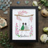 Bestie Sitting On The Swing Around Blossom Flower Sea Glass Framed Art - Black - 8" X 6" - image 11