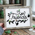 Bird Friends Sea Glass Framed Art - Retro White - 6" X 8" - image 14