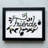 Bird Friends Sea Glass Framed Art - Black - 6" X 8" - image 12