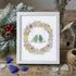 Birds On The Swing Sea Glass Framed Art - White - 8" X 6" - image 13