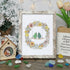 Birds On The Swing Sea Glass Framed Art - Retro White - 8" X 6" - image 14