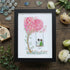 Couple On Swing Under A Love Tree Sea Glass Framed Art - Black - 8" X 6" - image 11