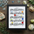 Eight Colorful Songbirds Singing Sea Glass Framed Art - Black - 8" X 6" - image 12