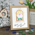 Home Sweet Home Housewarming Bird Sea Glass Framed Art - Oak - 8" X 6" - image 10
