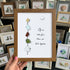 Family Unity Of Birds Sea Glass Framed Art - Walnut Brown - 8" X 6" - image 10