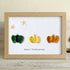 Happy Thanksgiving Pumpkin Sea Glass Framed Art - Oak - 6" X 8" - image 12