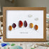 Fall In Love Autumn Trees Sea Glass Framed Art - Walnut Brown - 6" X 8" - image 10