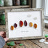 Fall In Love Autumn Trees Sea Glass Framed Art - Retro White - 6" X 8" - image 13