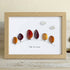 Fall In Love Autumn Trees Sea Glass Framed Art - Oak - 6" X 8" - image 9
