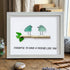 Friend Birds Sea Glass Framed Art Friendship Gift - White - 6" X 8" - image 15