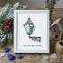 Light Of My Life Street Light Sea Glass Framed Art - White - 8" X 6" - image 12