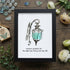 Grateful For The Light You Bring Into My Life Sea Glass Framed Art - Black - 8" X 6" - image 11