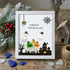 Ghost Happy Halloween Sea Glass Framed Art - White - 8" X 6" - image 10