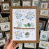 Angel Always By Your Side Sea Glass Framed Art - Walnut Brown - 8" X 6" - image 11