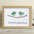 Thank You For Being A Friend Friendship Gift Sea Glass Framed Art - Oak - 6" X 8" - image 6