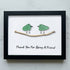 Thank You For Being A Friend Friendship Gift Sea Glass Framed Art - Black - 6" X 8" - image 8