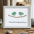 Thank You For Being A Friend Friendship Gift Sea Glass Framed Art - White - 6" X 8" - image 9