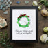 Christmas Wreath And Wreath Sea Glass Framed Art - Black - 8" X 6" - image 12