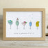 Wine is a panacea of all ill Sea Glass Framed Art - Oak - 6" X 8" - image 8