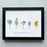 Wine is a panacea of all ill Sea Glass Framed Art - Black - 6" X 8" - image 10