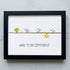 Dare to Be Different Cute Birds Sea Glass Framed Art - Black - 6" X 8" - image 9