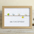 Dare to Be Different Cute Birds Sea Glass Framed Art - Oak - 6" X 8" - image 7