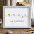 Dare to Be Different Cute Birds Sea Glass Framed Art - White - 6" X 8" - image 10
